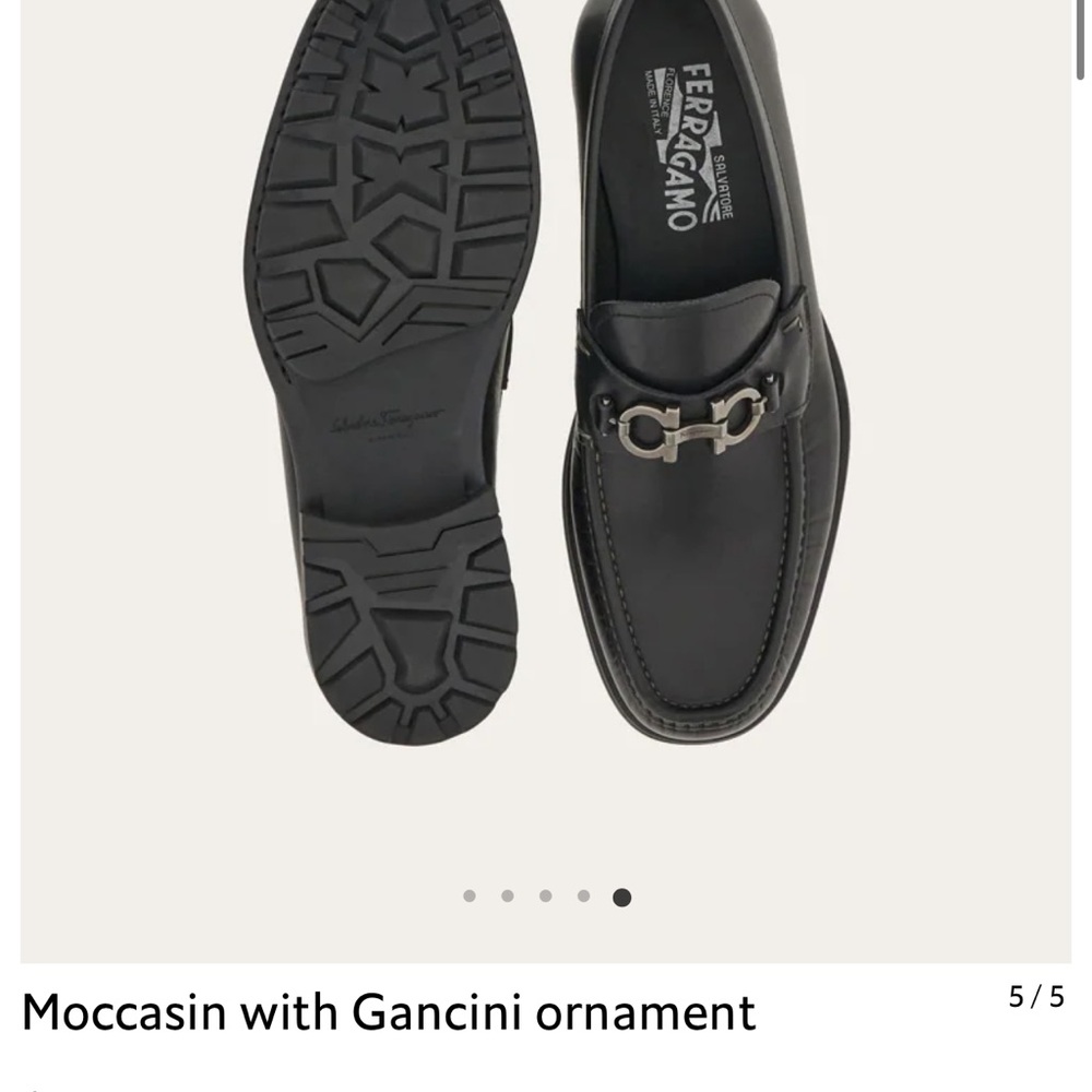 Salvatore Ferragamo Men's Elegant Black Slip-Ons